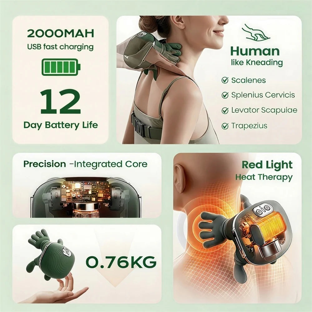 Restfulife™ Shoulder Massager – Feels Just Like Real Hands
